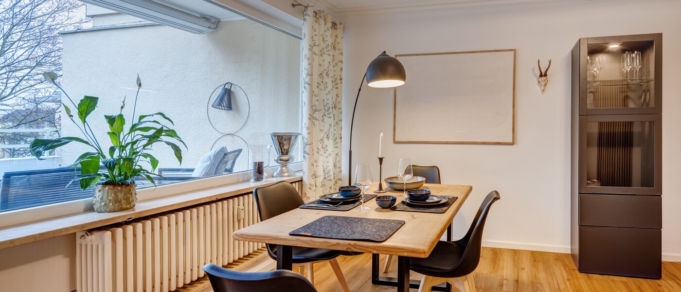 мансардная квартира München Nymphenburg 02 гостиная 14694