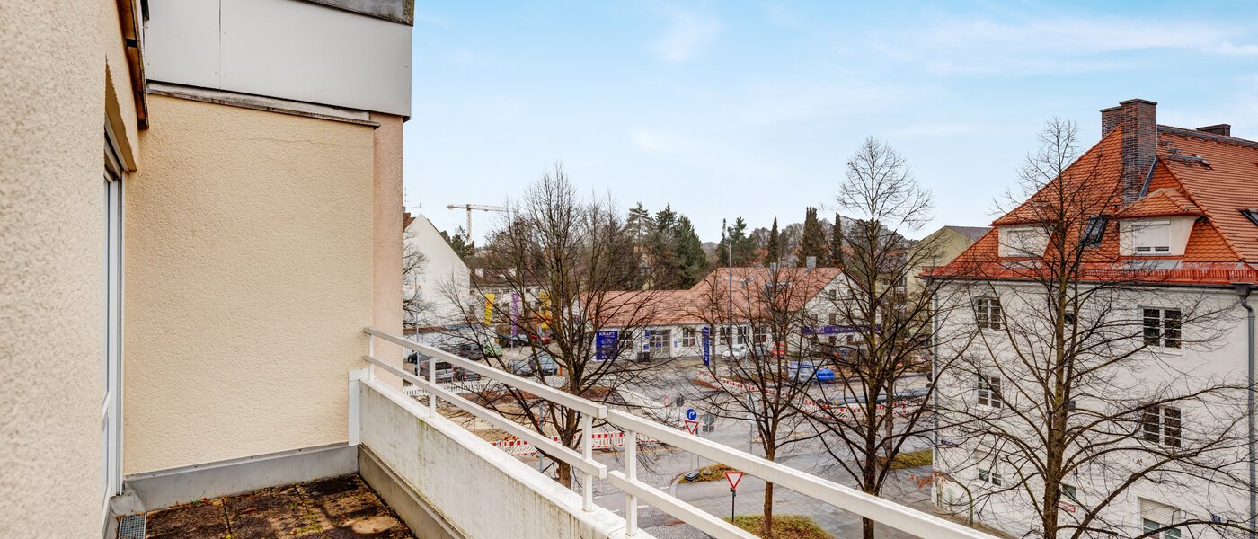 мансардная квартира München Nymphenburg 02 2-я терраса с крышей 14694