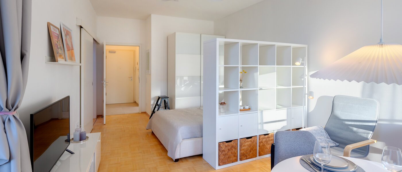 мансардная квартира München Neuhausen 05 жилое пространство 14695