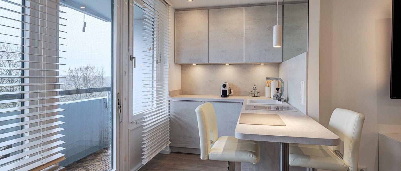 квартира München Parkstadt Solln 03 кухня 14696