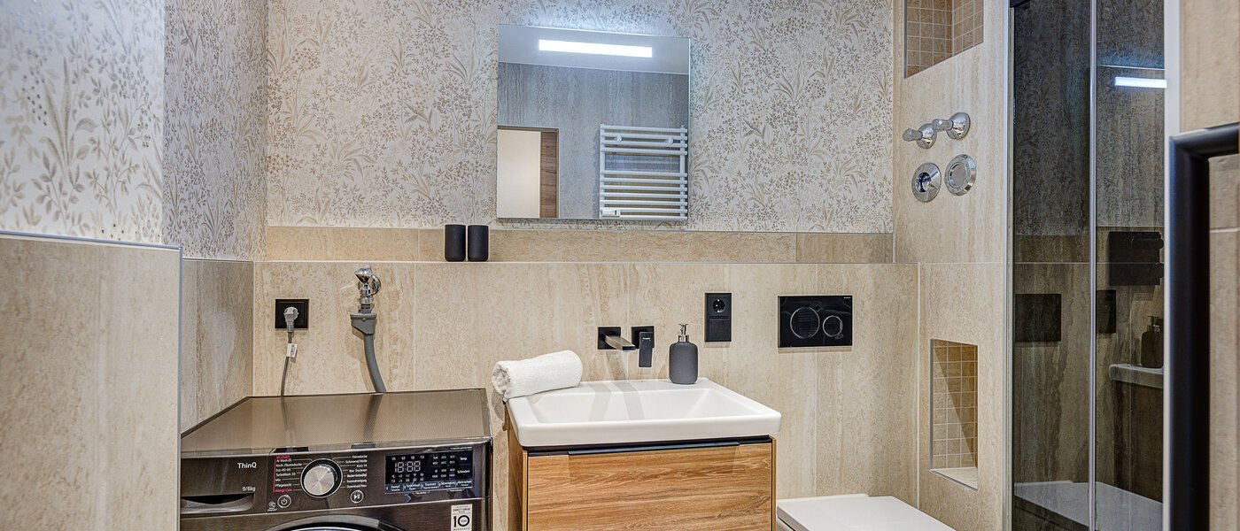 квартира München Untersendling 04 ванная комната 14698