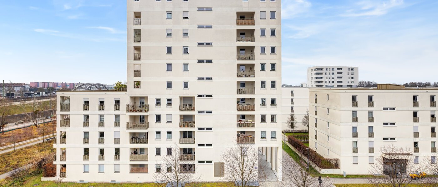 мансардная квартира München Neuhausen 02 вид из окна 14699