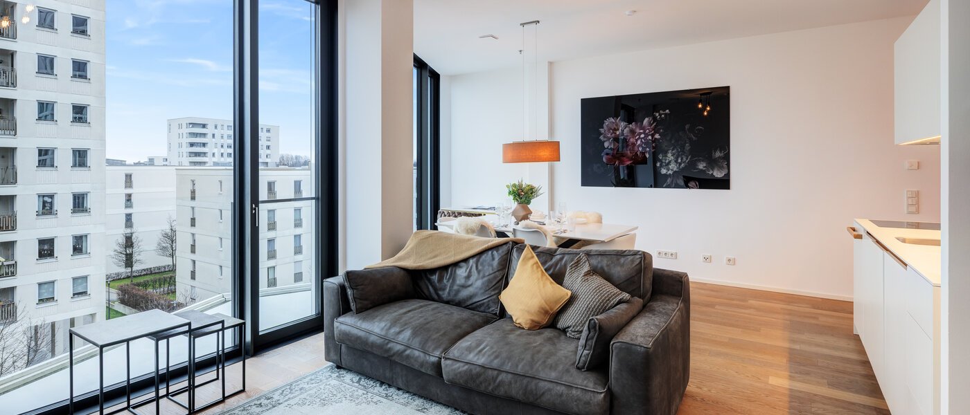 мансардная квартира München Neuhausen 03 жилое пространство 14699