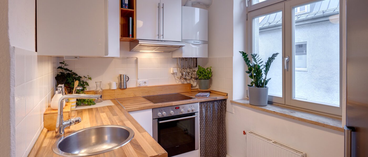 квартира München Untersendling 02 кухня 14701