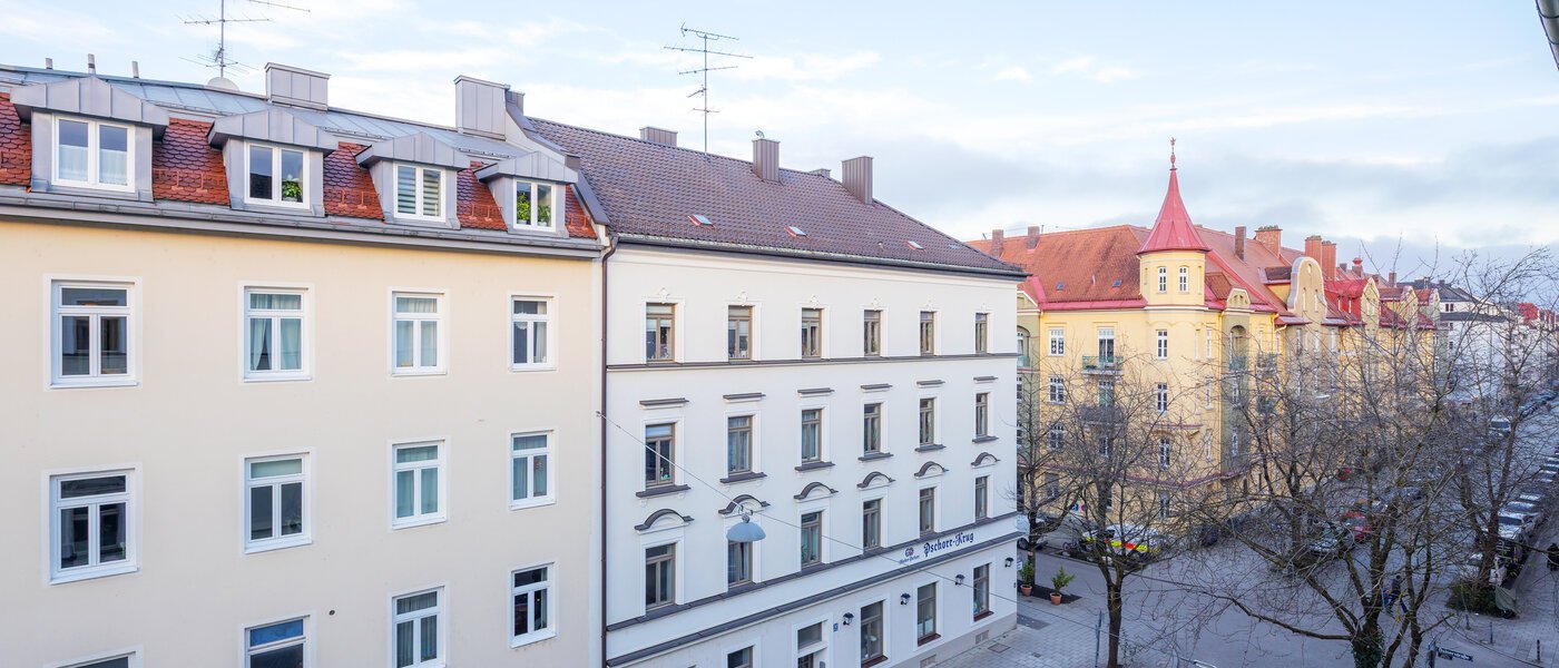 квартира München Untersendling 01 вид из окна 14701