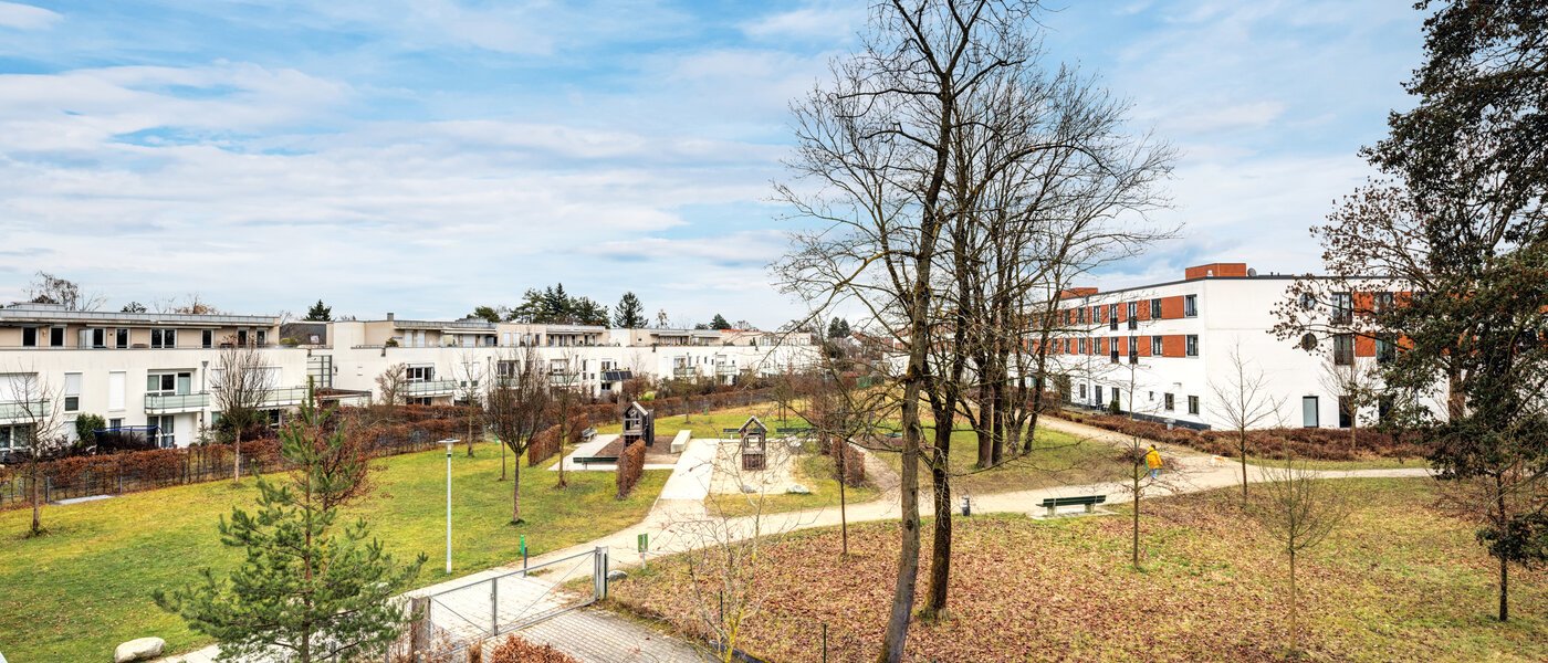 квартира-пентхаус München Trudering 02 вид из окна 14707