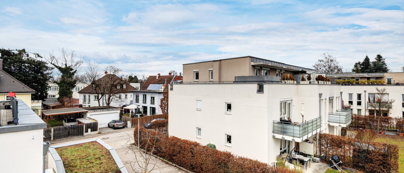 квартира-пентхаус München Trudering 05 вид из окна 14707