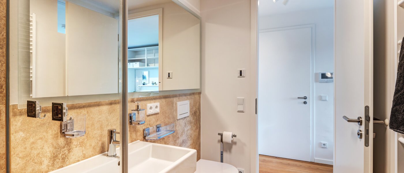 квартира München Untergiesing 03 ванная комната 14708