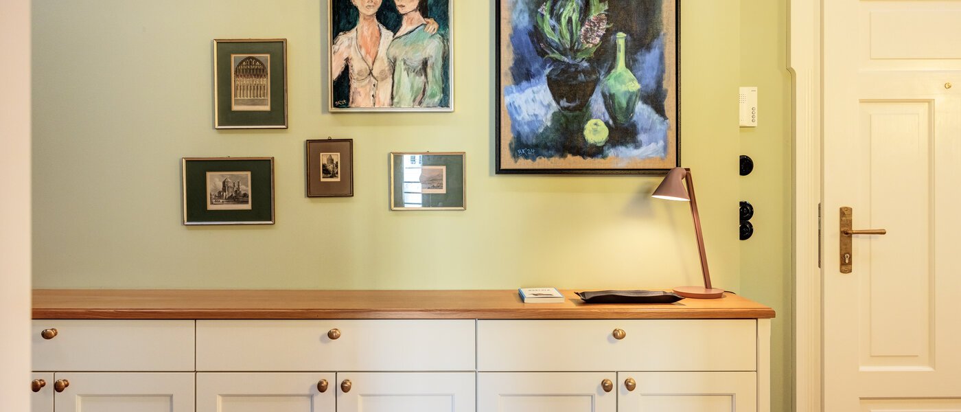 мансардная квартира München Neuhausen 05 коридор 14709