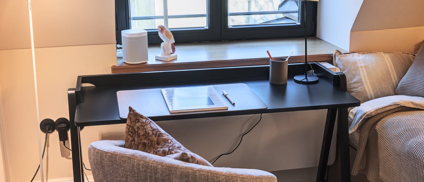 мансардная квартира München Neuhausen 03 2-я спальная комната 14709