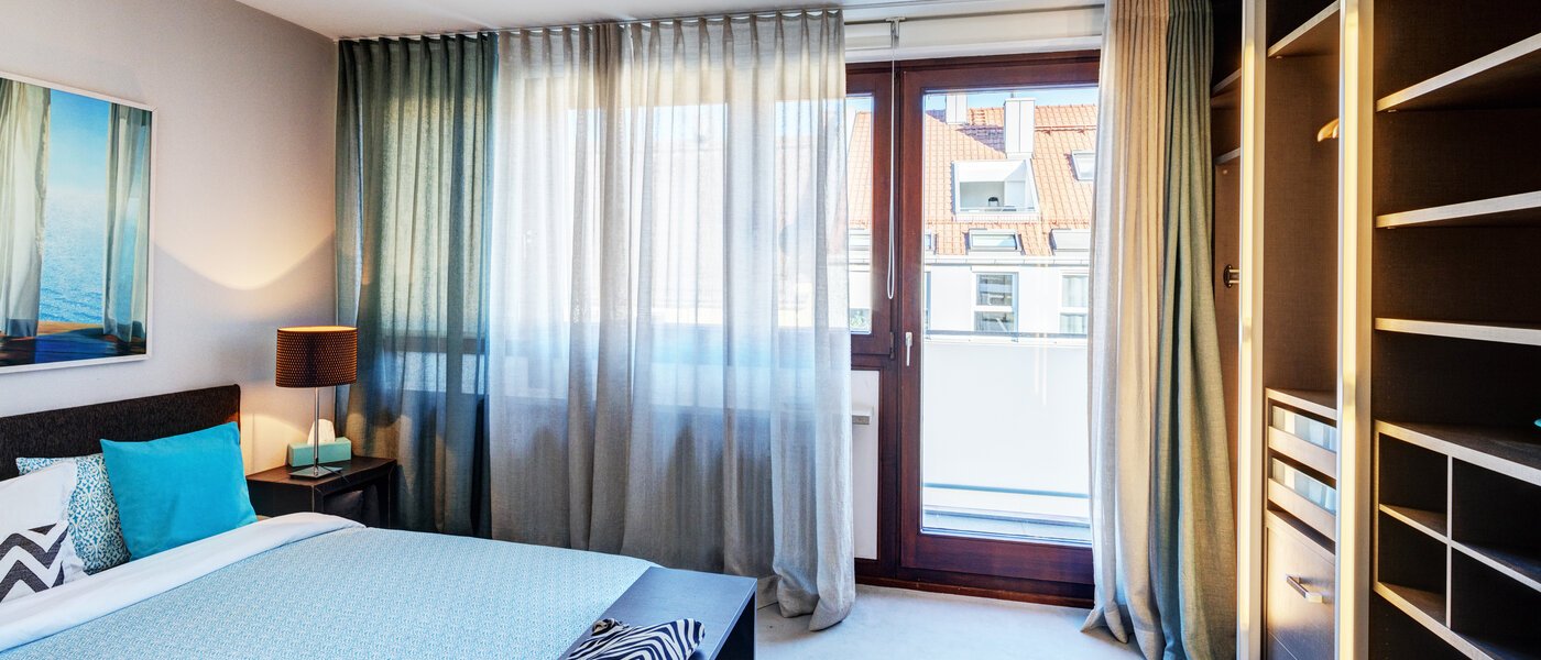 двухэтажная квартира München Maxvorstadt 02 спальная комната 14710