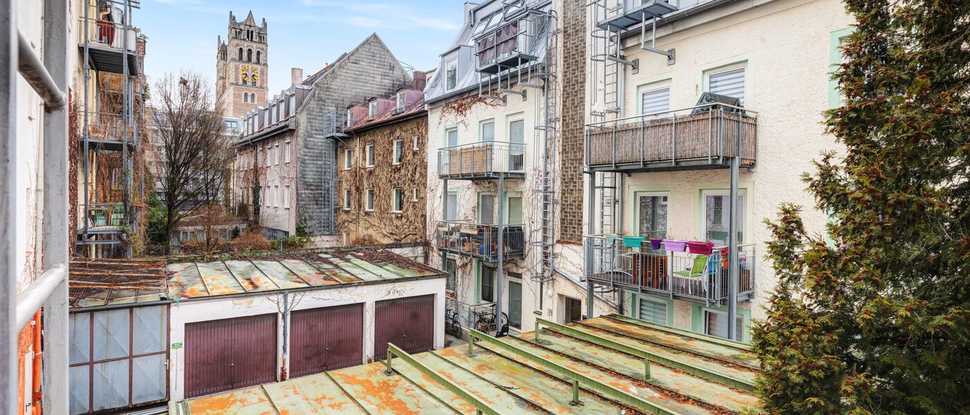 квартира München Glockenbachviertel 02 вид из окна 14711