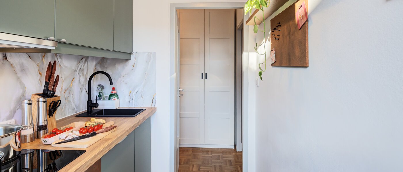 квартира München Obermenzing 04 кухня 14712