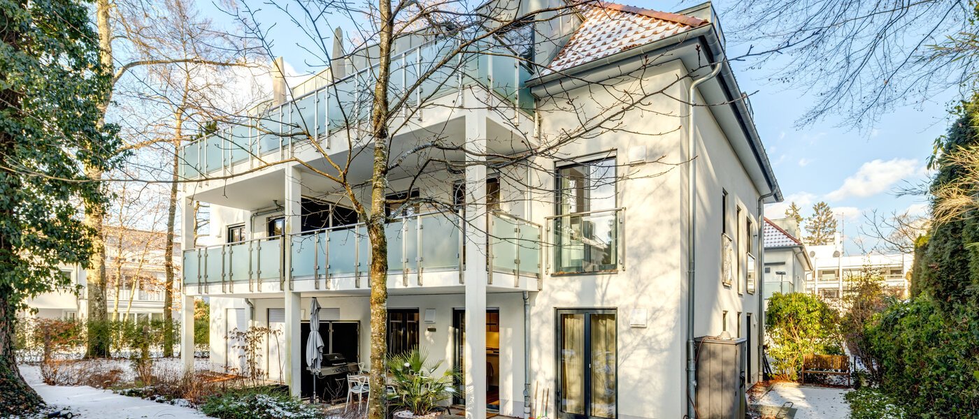 квартира München Harlaching 03 сад 14713