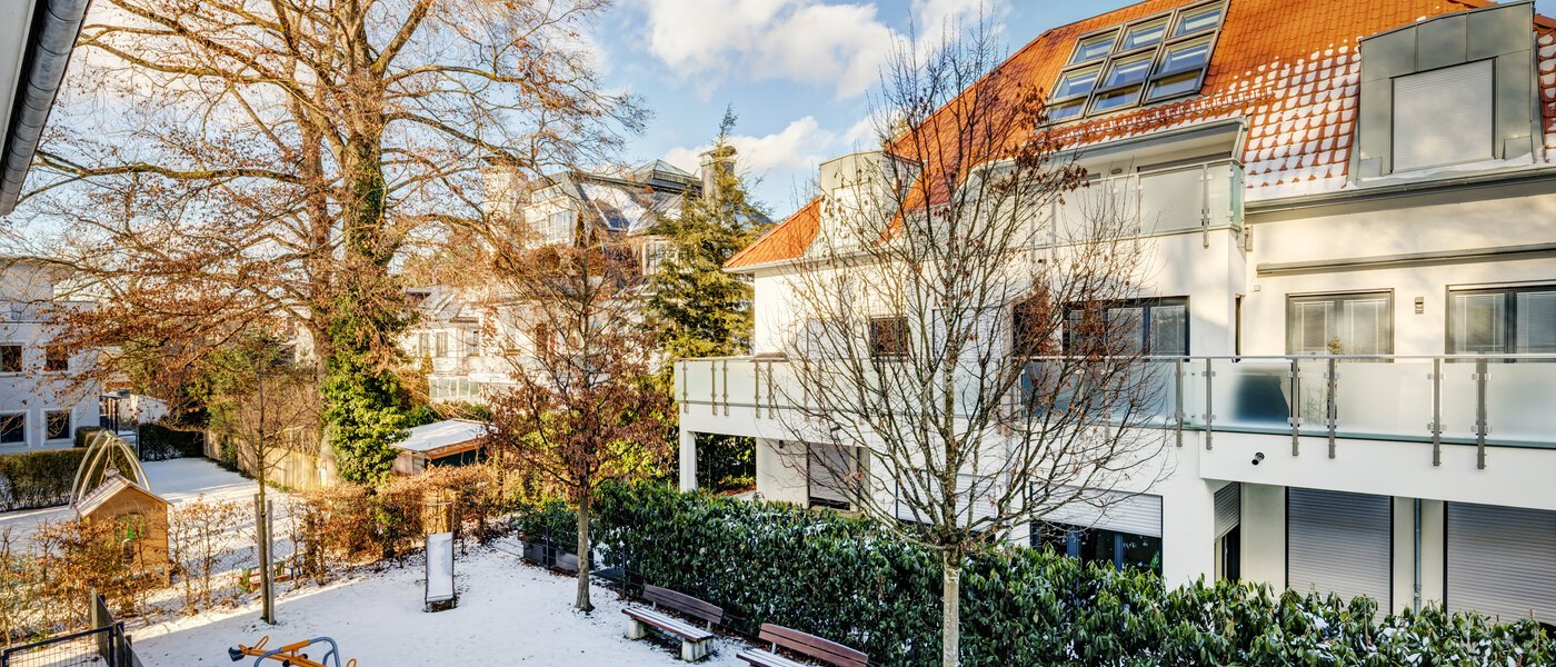 квартира München Harlaching 04 вид из окна 14713