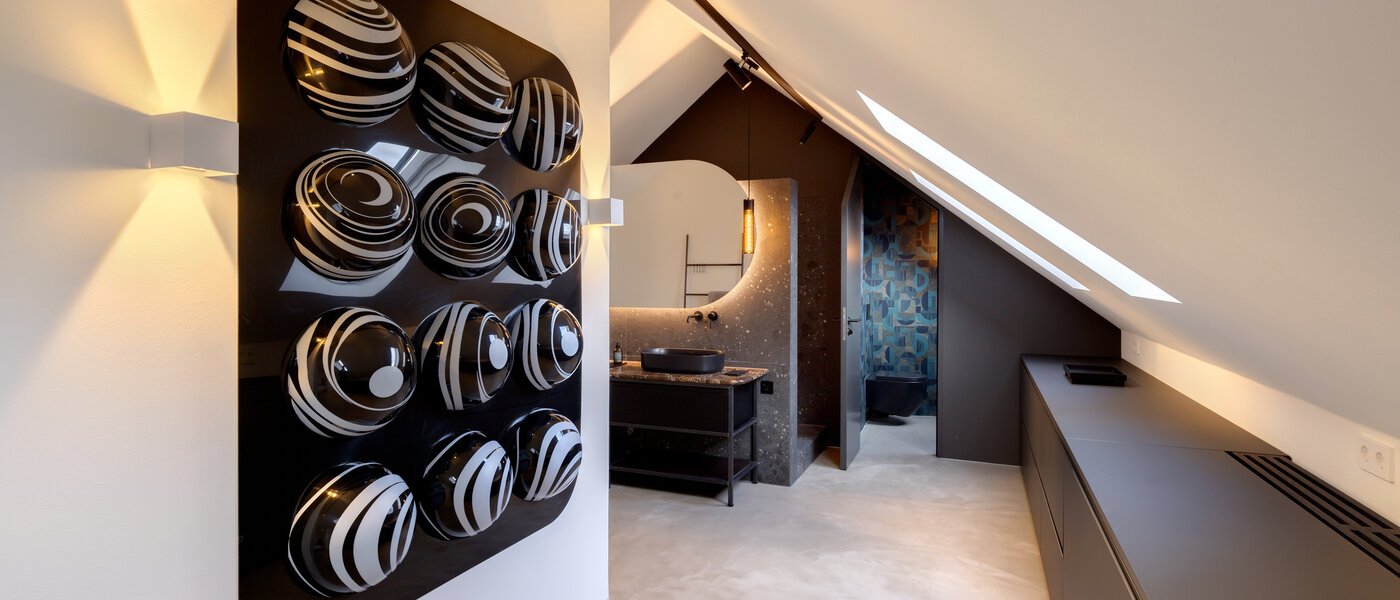 двухэтажная квартира München Glockenbachviertel 01 ванная комната 14717