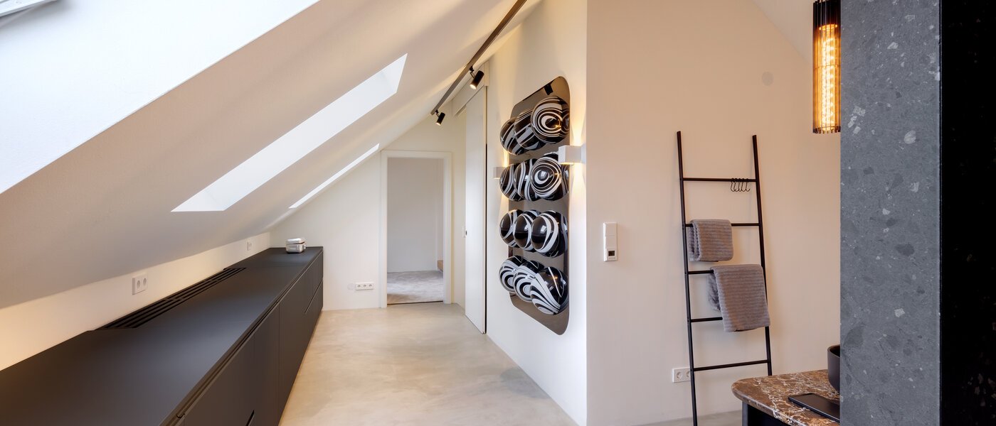 двухэтажная квартира München Glockenbachviertel 07 ванная комната 14717