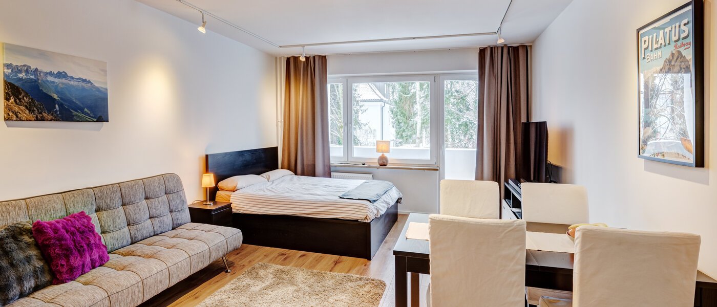 квартира München Schwabing (links der Leopoldstraße) 01 жилое пространство 14718