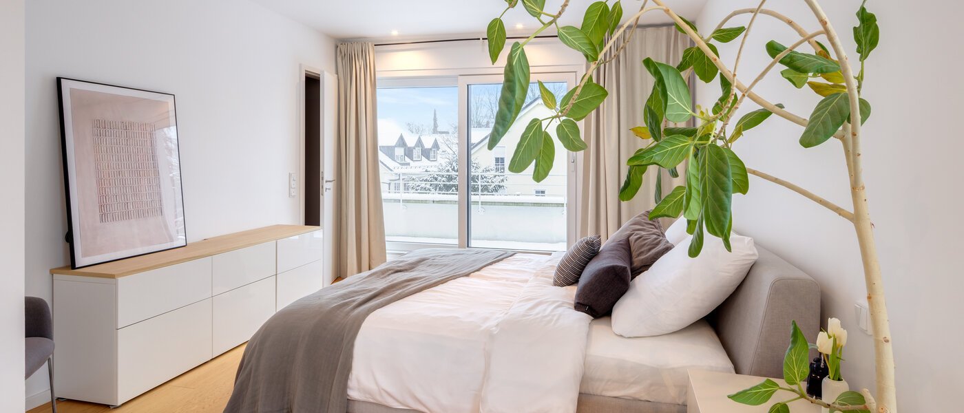 Половина двухквартирного жилого дома München Pasing 01 1-я спальная комната 14721