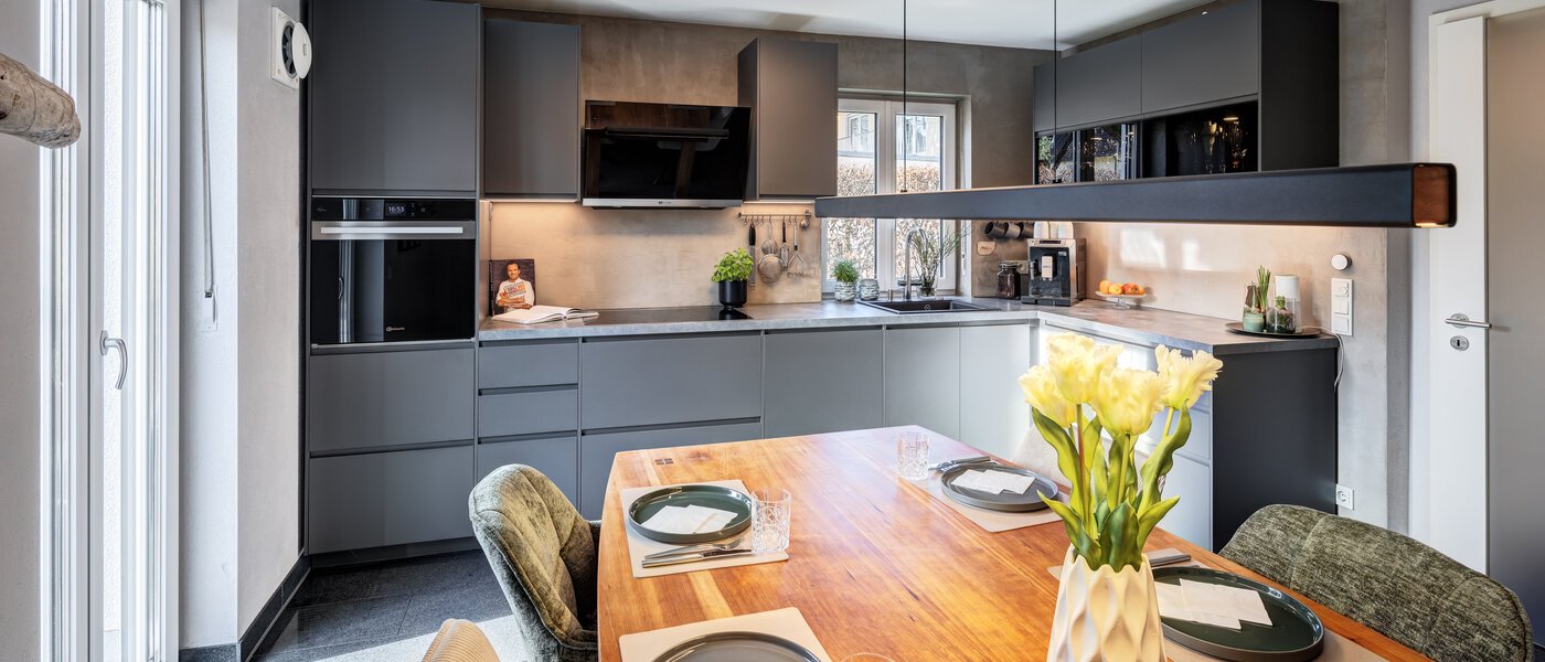 таунхаус München Untermenzing 01 кухня 14723