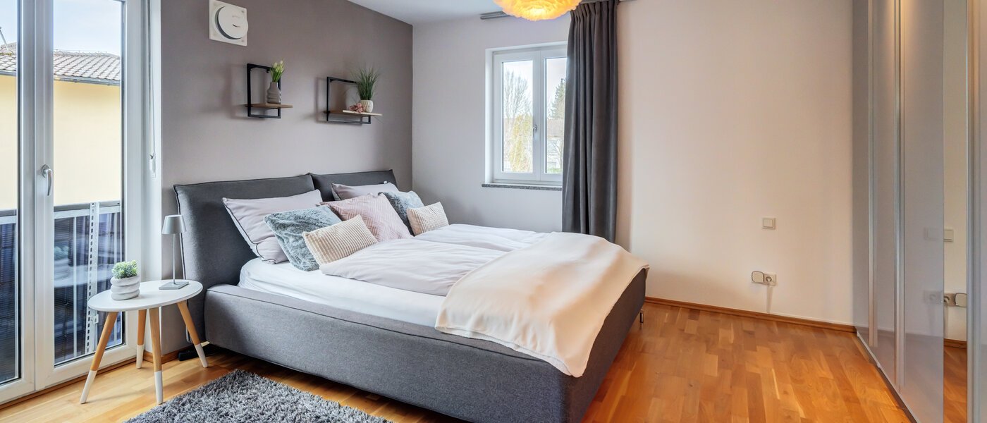 таунхаус München Untermenzing 01 1-я спальная комната 14723