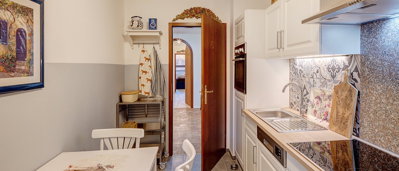 квартира с садом München Solln 03 кухня 14725