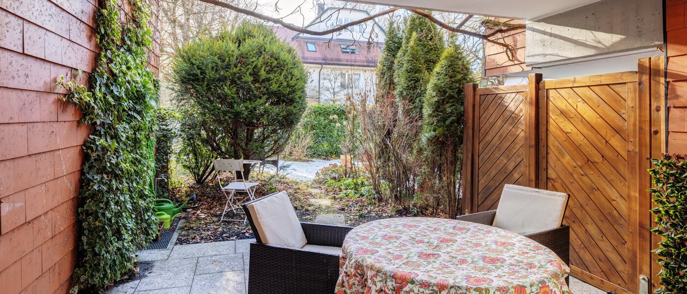 квартира с садом München Solln 02 терраса 14725