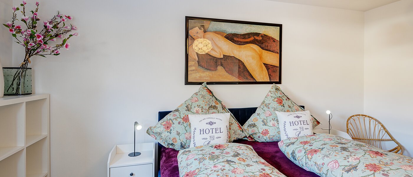 квартира с садом München Solln 02 1-я спальная комната 14725