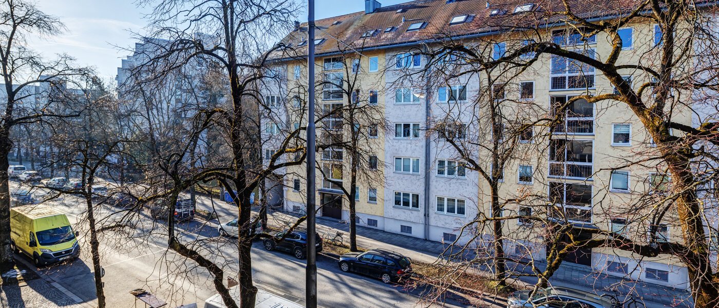 квартира München Schwabing-West 01 вид из окна 14728