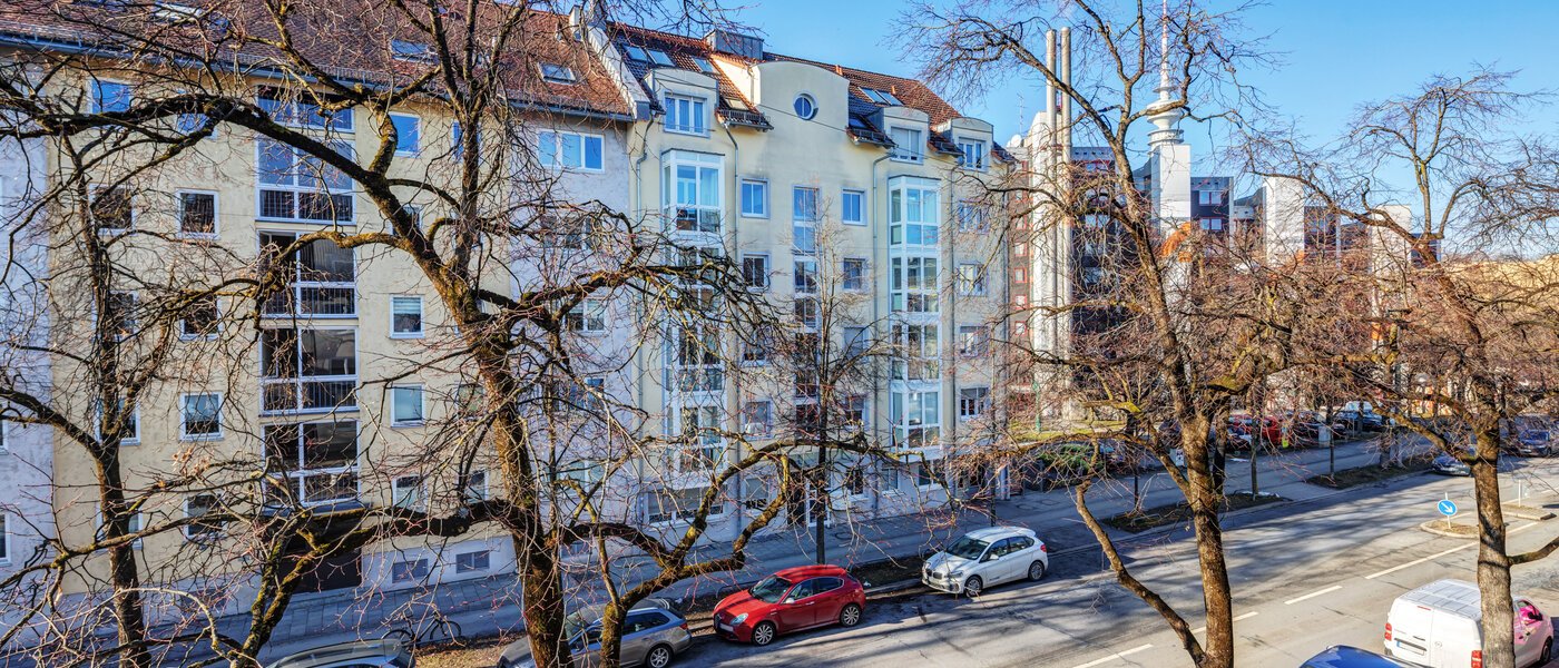 квартира München Schwabing-West 02 вид из окна 14728