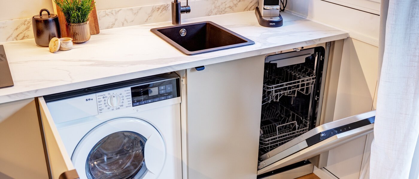 квартира München Schwabing - Alte Heide 03 кухня 14736