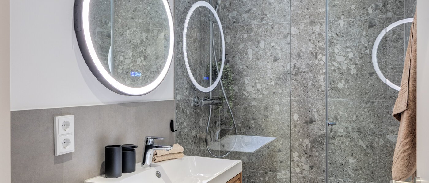 квартира München Schwabing - Alte Heide 01 ванная комната 14736