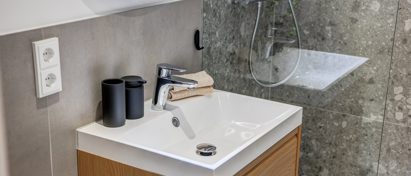 квартира München Schwabing - Alte Heide 02 ванная комната 14736