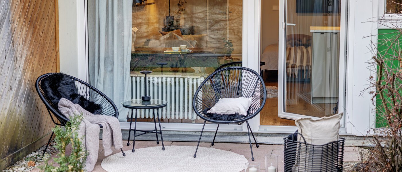 квартира München Schwabing - Alte Heide 01 терраса 14736