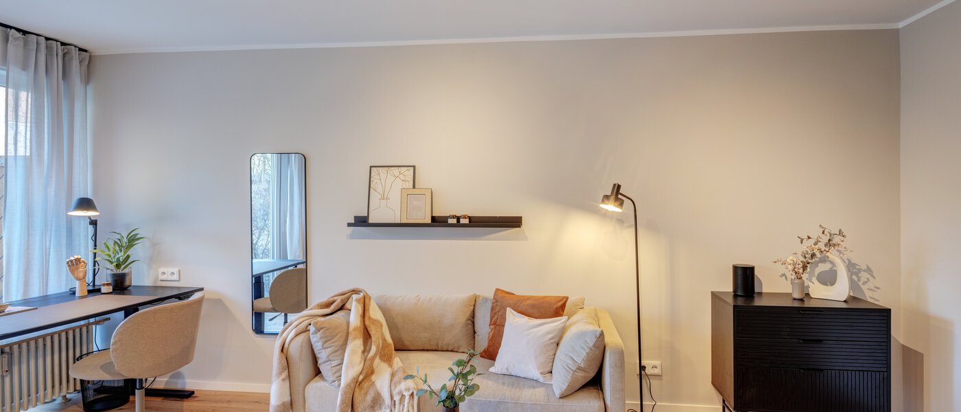 квартира München Schwabing - Alte Heide 03 жилое пространство 14736