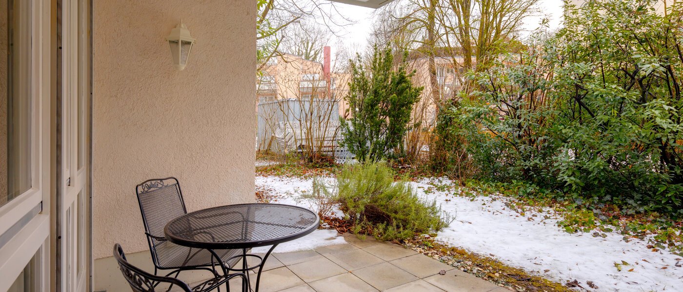 квартира München Herzogpark 01 терраса 14737