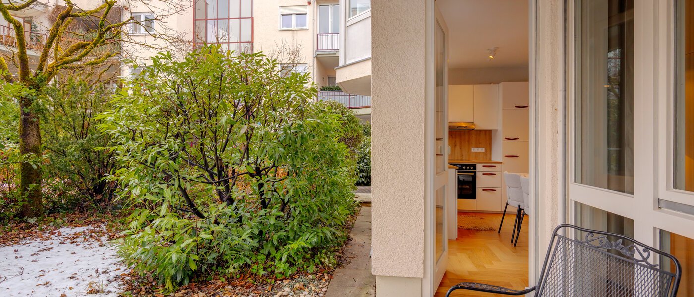 квартира München Herzogpark 02 терраса 14737