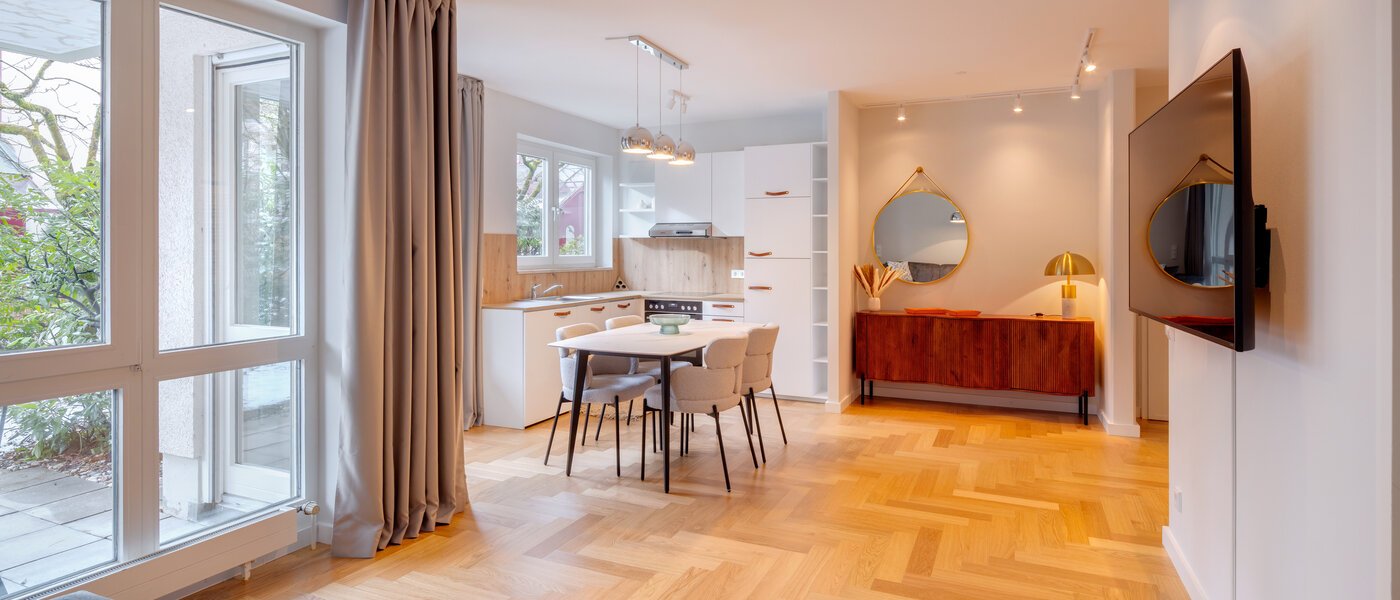 квартира München Herzogpark 01 жилое пространство 14737