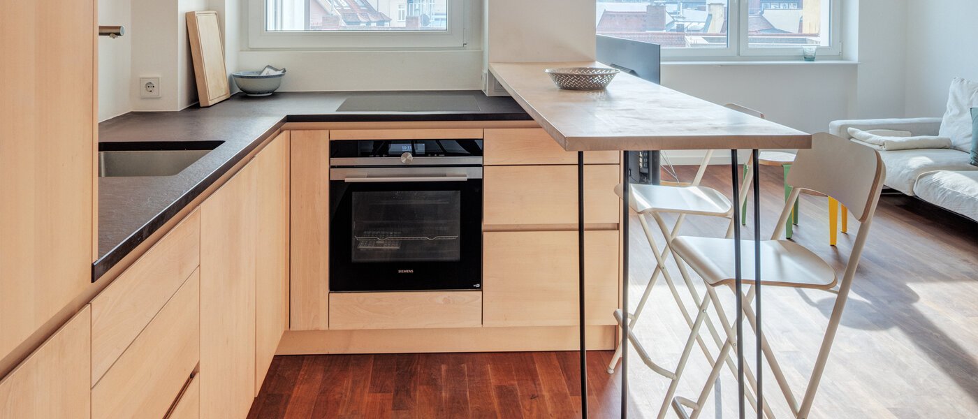 квартира München Lehel 03 кухня 14739