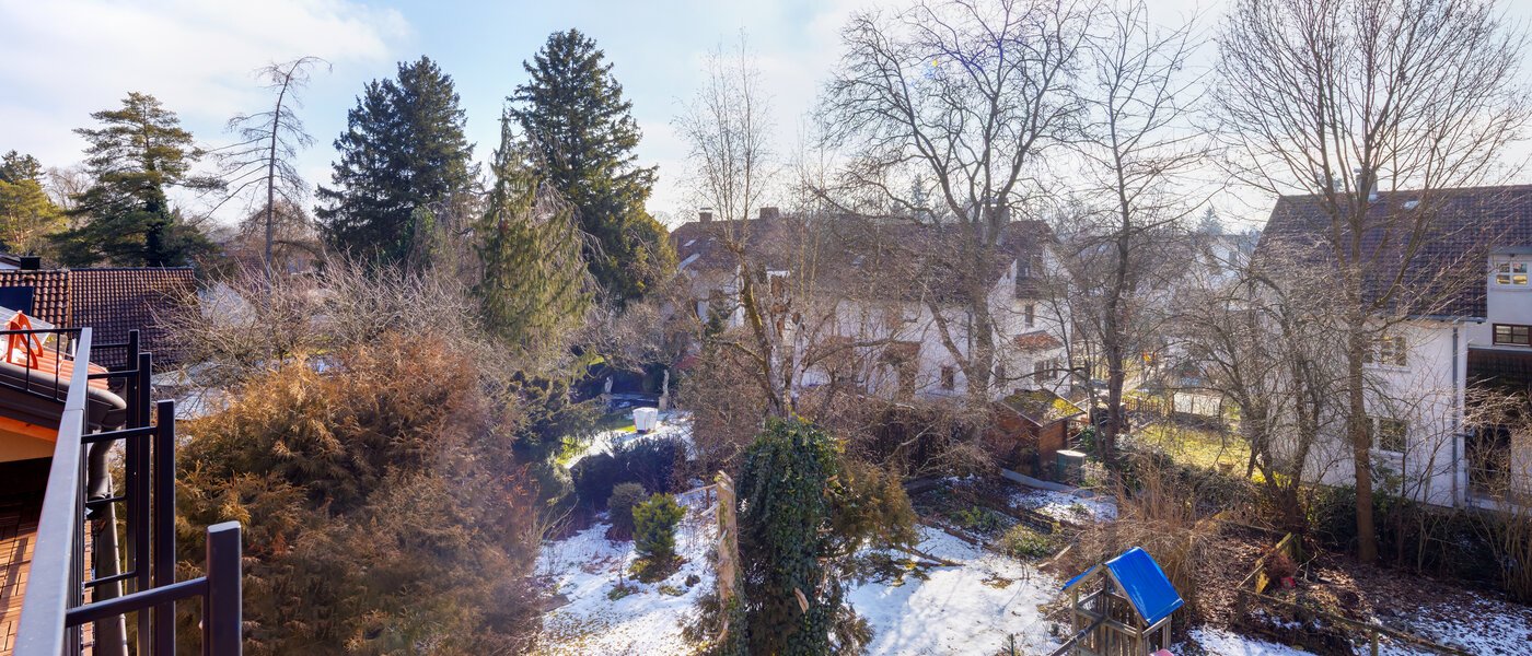 мансардная квартира Gröbenzell 01 вид из окна 14746