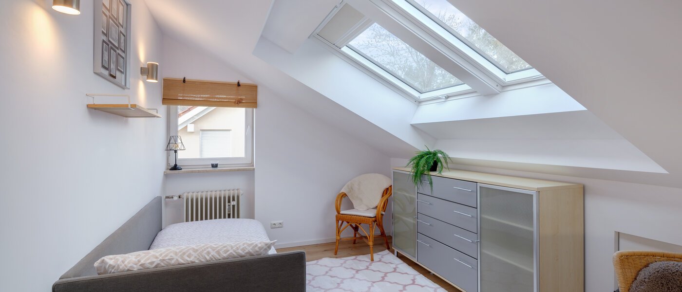 мансардная квартира Gröbenzell 01 2-я спальная комната 14746