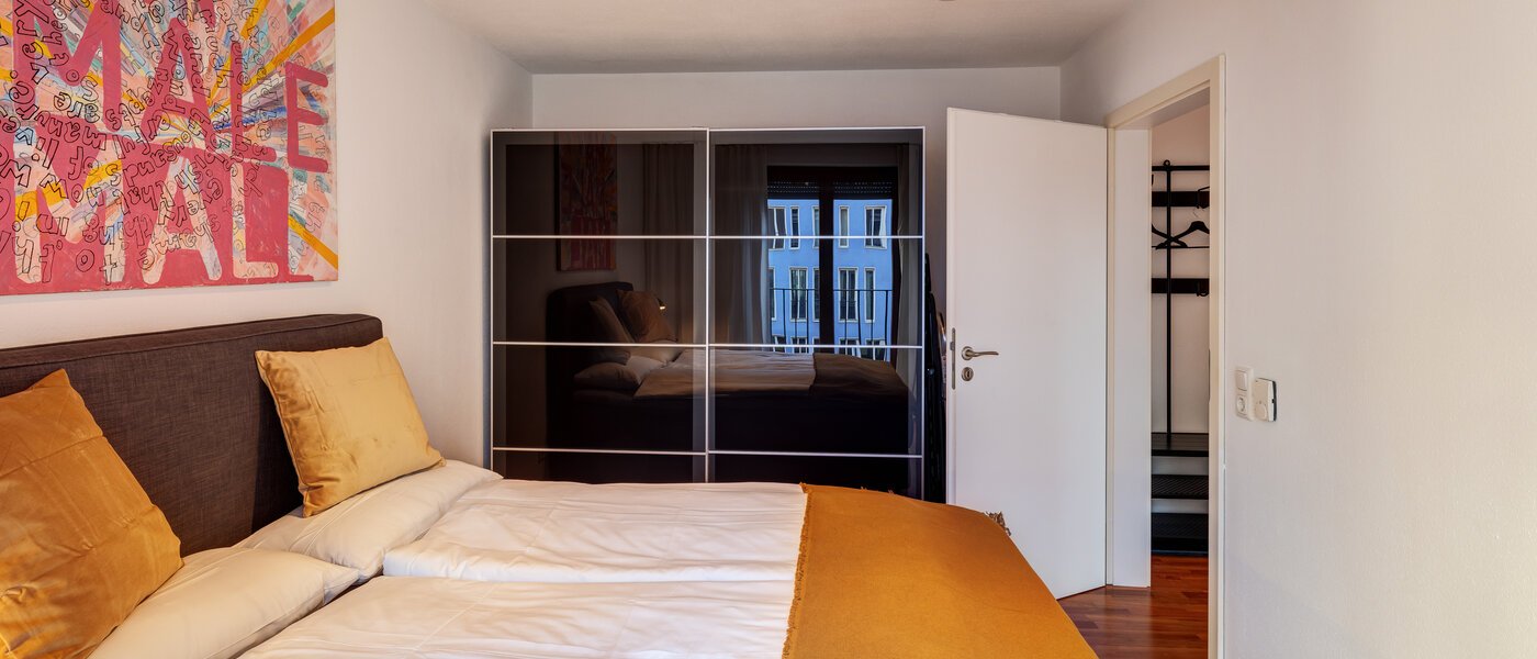 квартира München Schwanthalerhöhe 03 спальная комната 14749