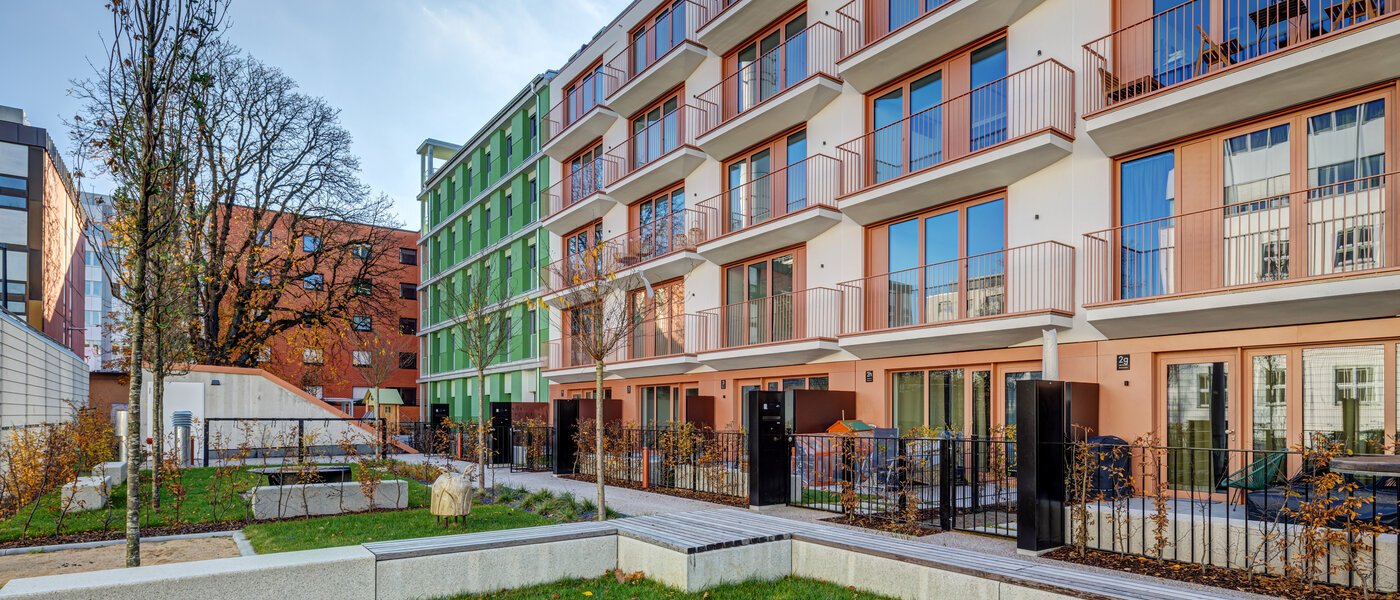 квартира München Maxvorstadt 01 внутренний двор  14752