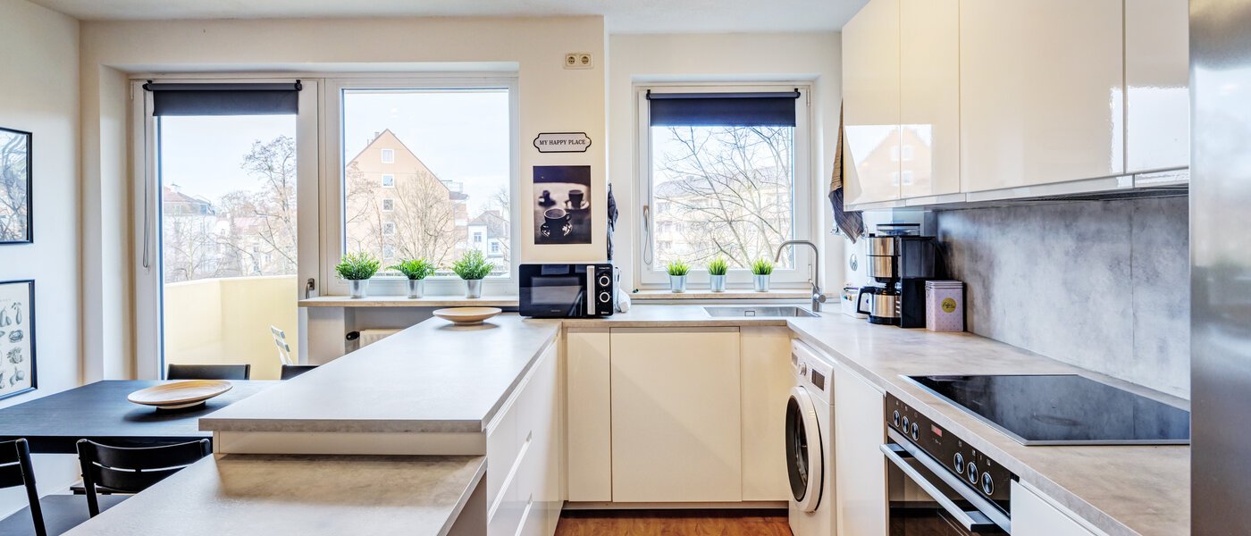 квартира München Neuhausen 02 кухня 14753