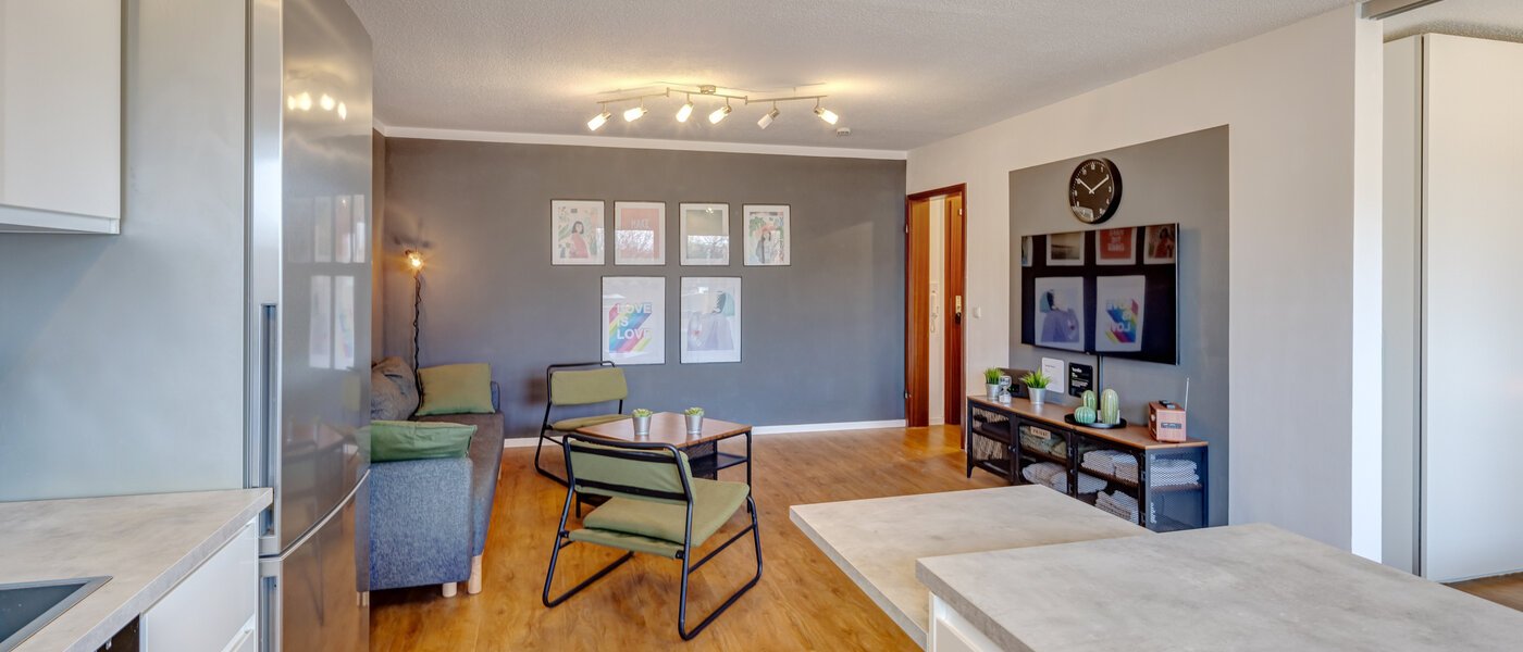 квартира München Neuhausen 04 жилое пространство 14753