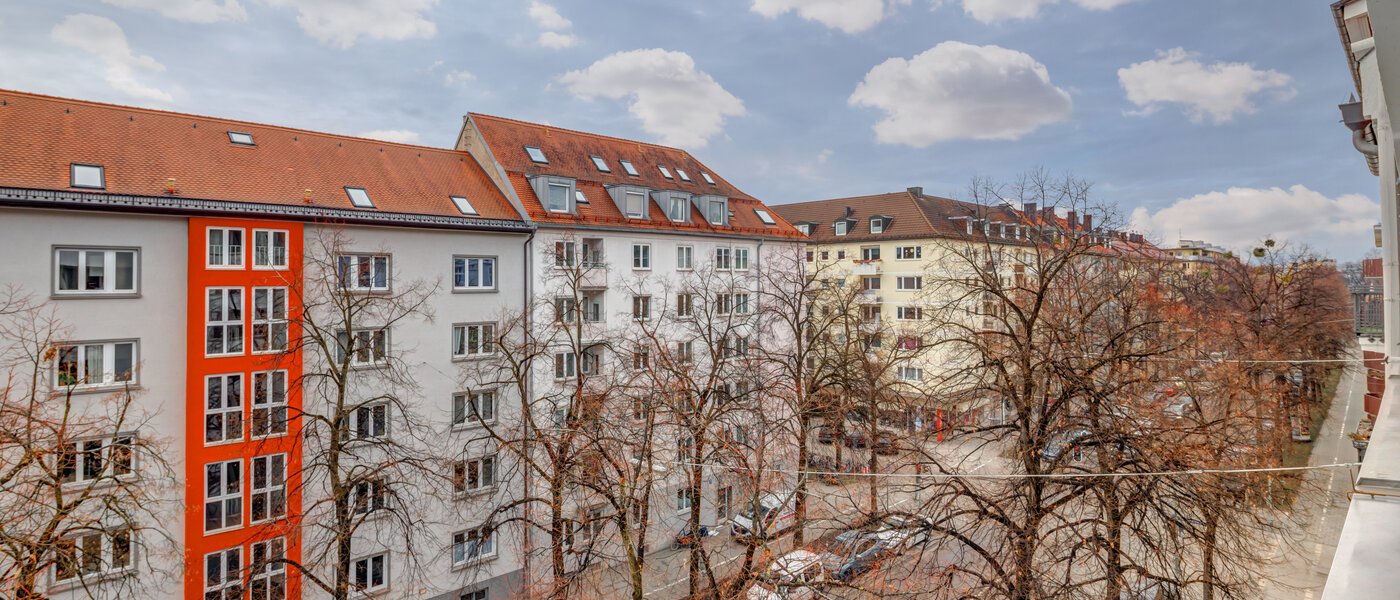 квартира München Schwabing-West (rund um den Hohenzollernplatz) 01 вид из окна 14754