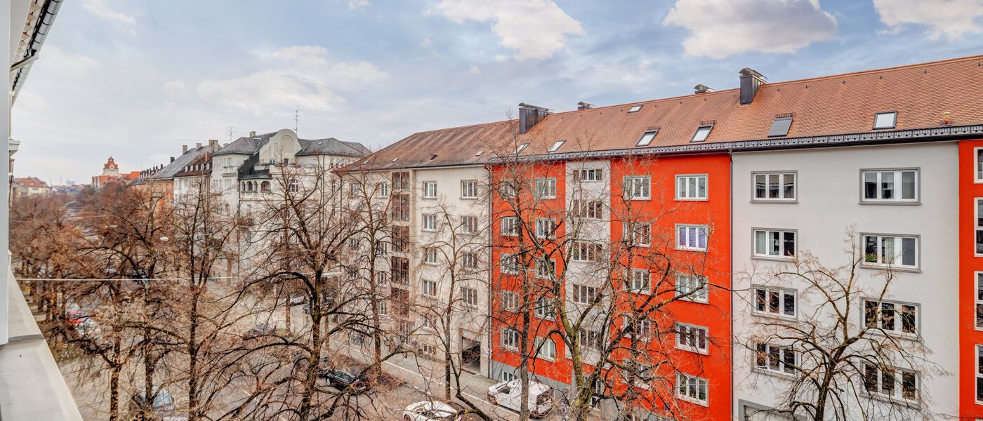 квартира München Schwabing-West (rund um den Hohenzollernplatz) 02 вид из окна 14754