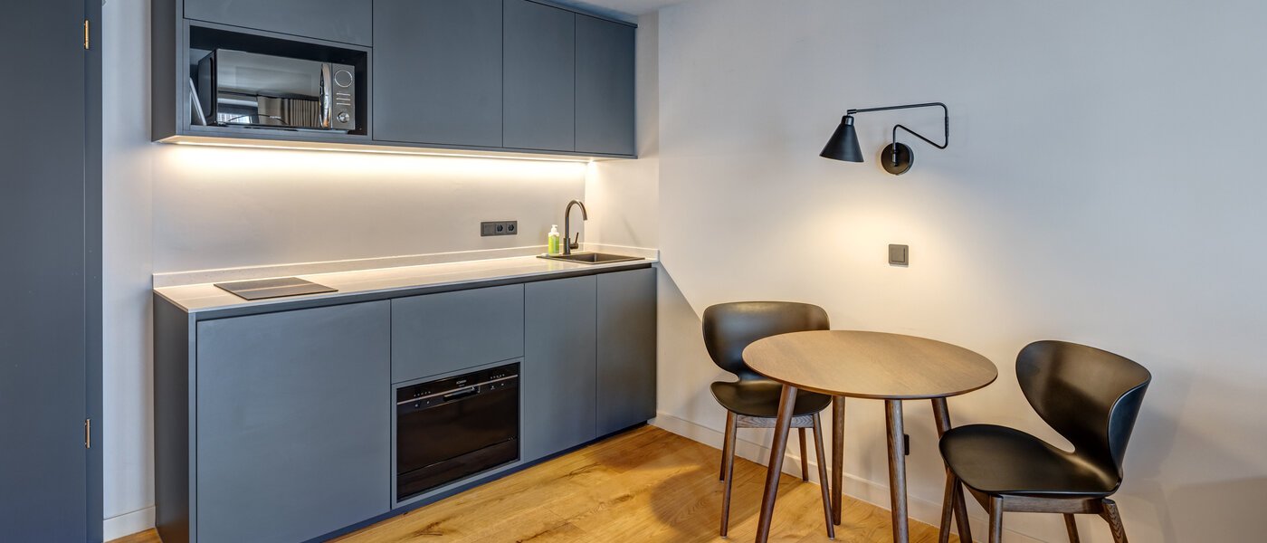 квартира München Ludwigsvorstadt 01 кухня 14755