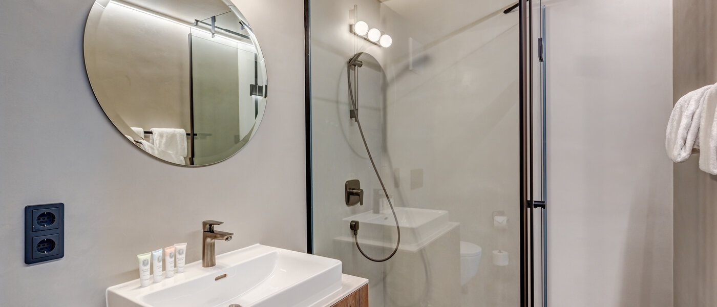 квартира München Ludwigsvorstadt 01 ванная комната 14755