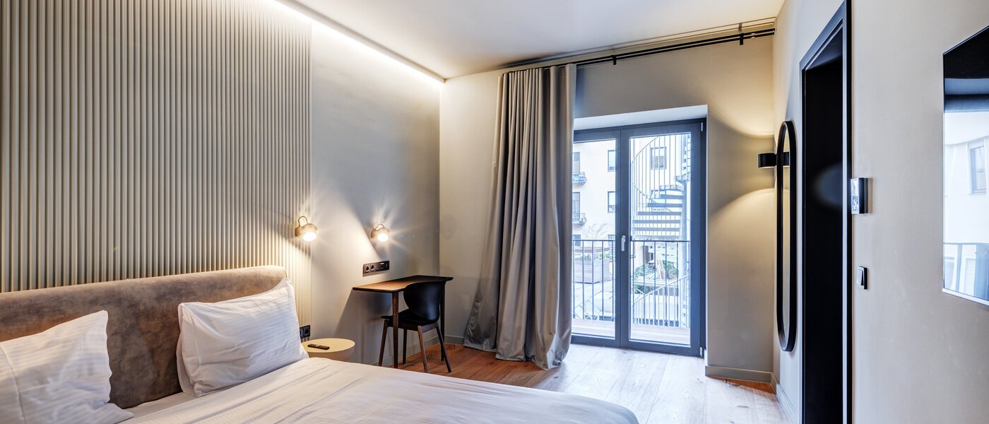 квартира München Ludwigsvorstadt 01 спальная комната 14757